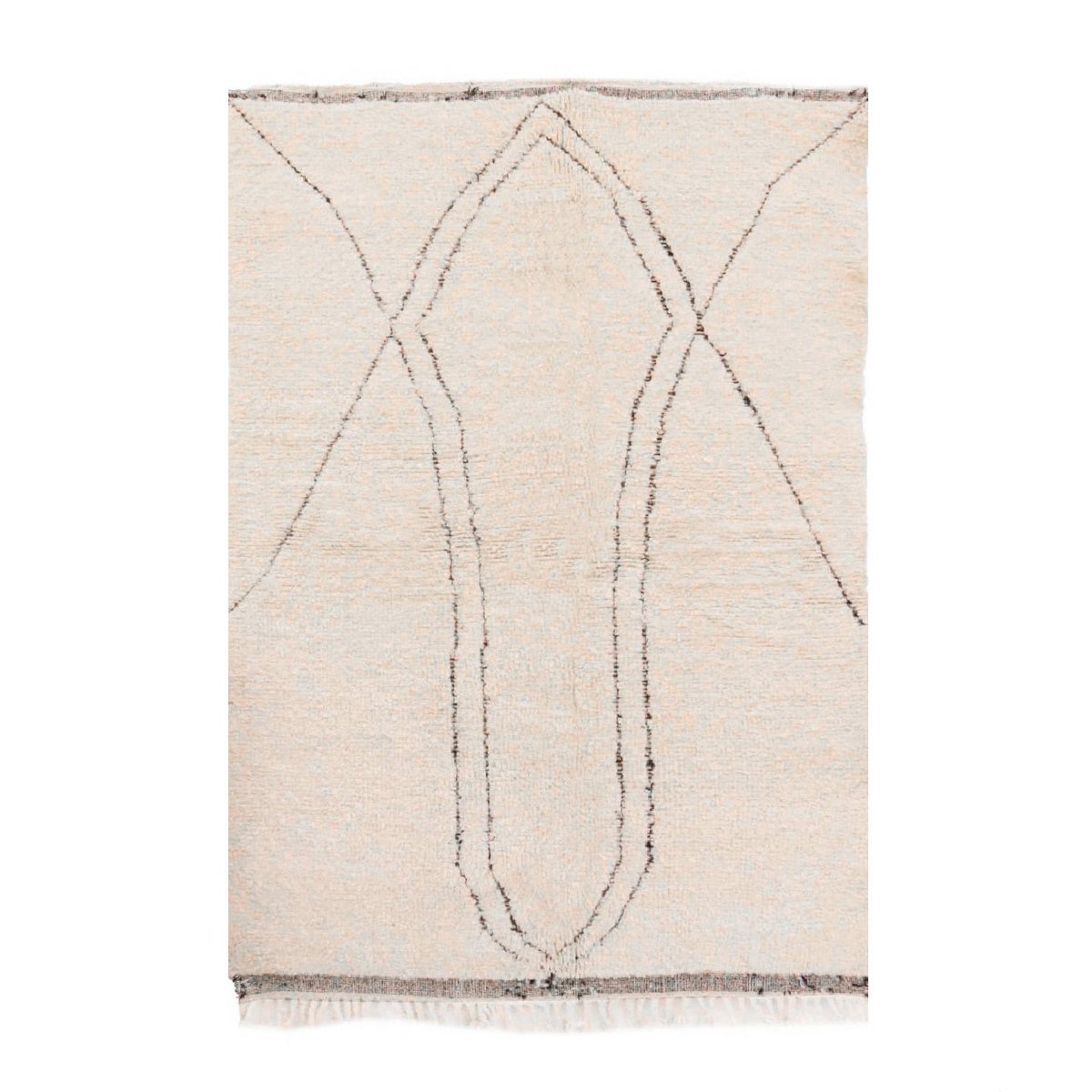 Marokkaner Berber Teppich reine Wolle 163 x 242 cm