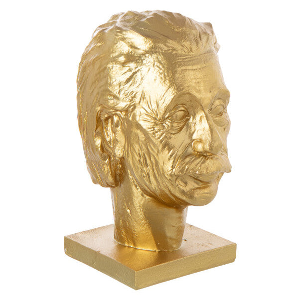 Einstein Büste Gold Dekofigur 25cm