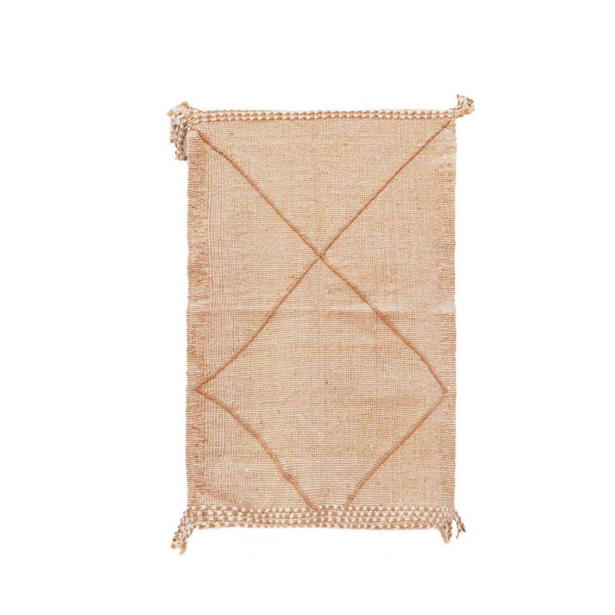 Marokkaner Berber Kilim Teppich reines Woll 102 x 167 cm