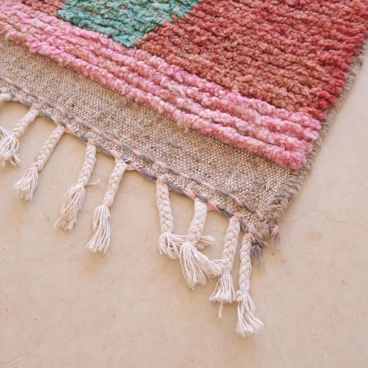 Marokkanischer Berber Teppich reine Wolle 115 x 187 cm