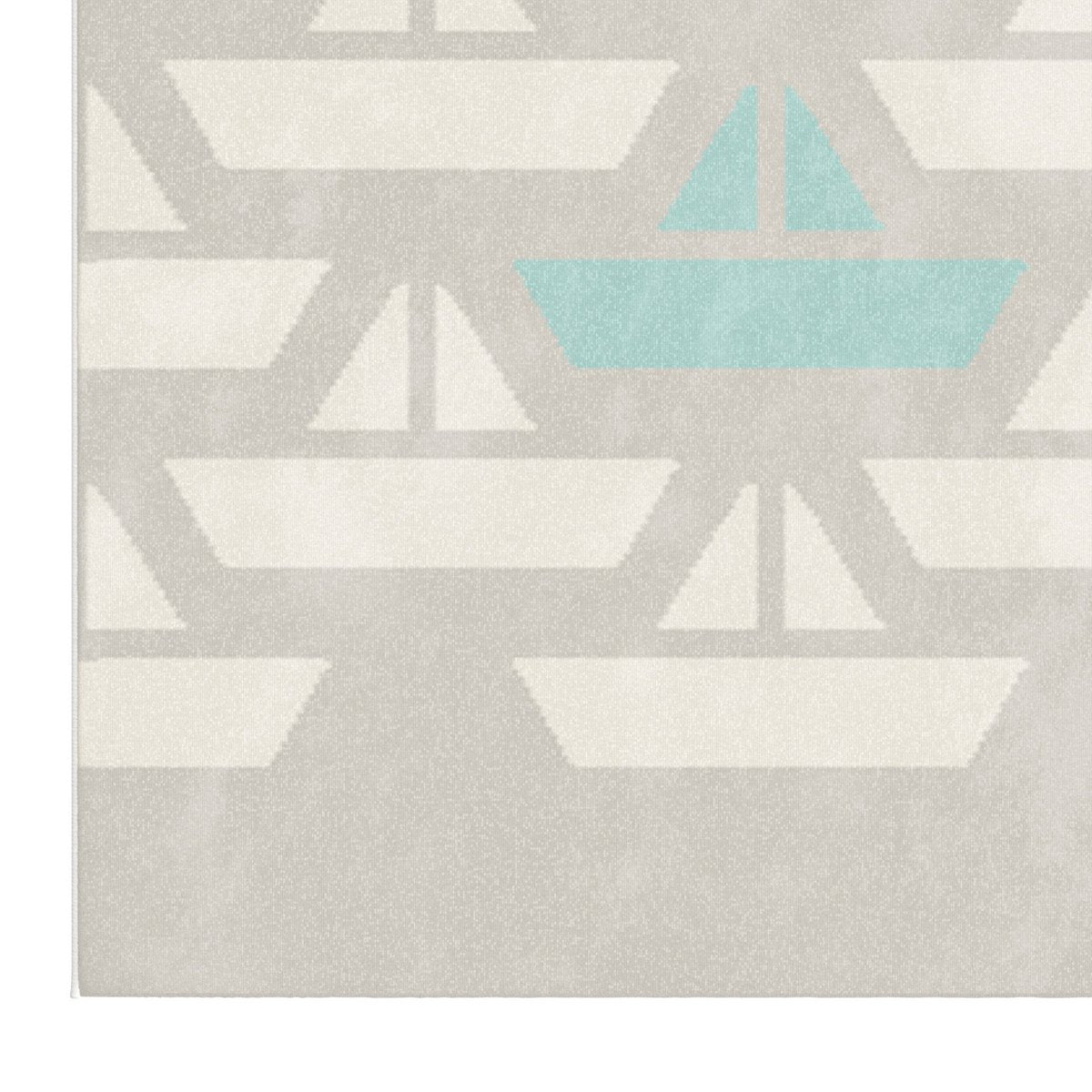 Weicher Kinder Teppich verspielte Musterboote