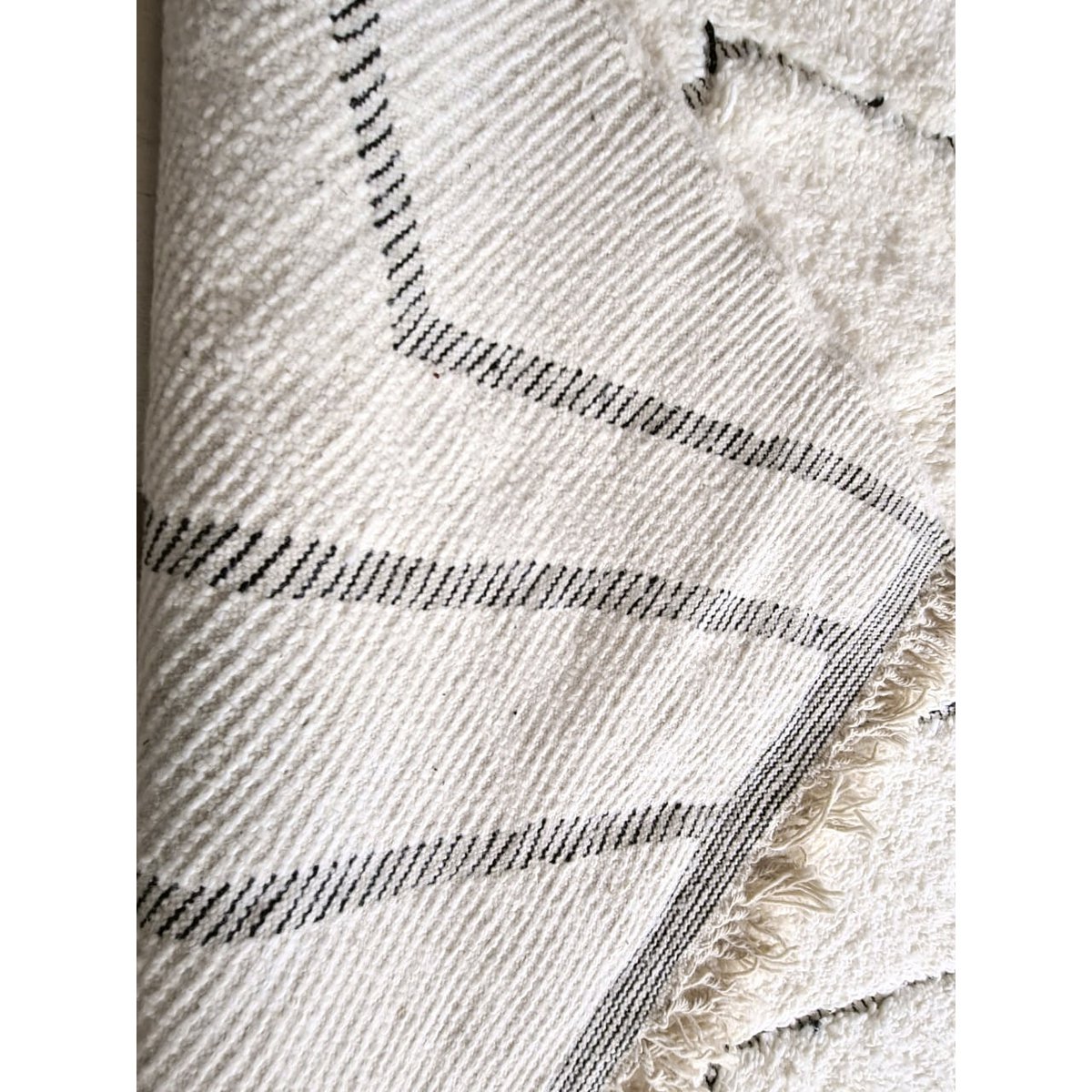 Berberteppich Beni Ouarain reine Wolle 155 x 260 cm