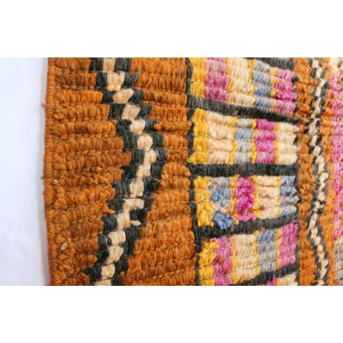 Berber Wolle reiner Spurteppich 74 x 596 cm