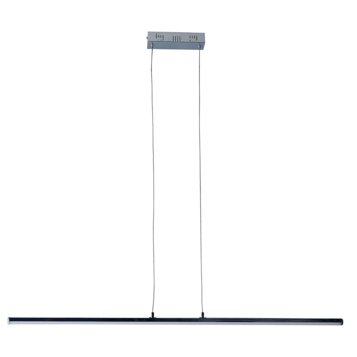 LED Pendelleuchte "BEAM" aus Metall und Kunststoff in Stahl-blank, mit integrierter LED