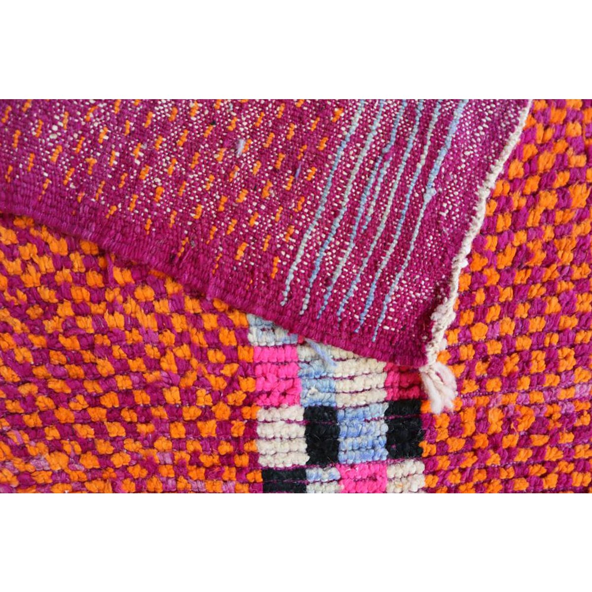 Marokkaner Berberkorridor Teppich reines Woll 75 x 768 cm