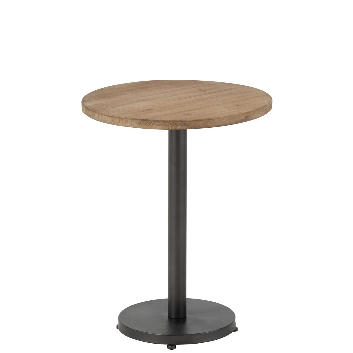 Beistelltisch Bar Round – Metall/Holz – Braun