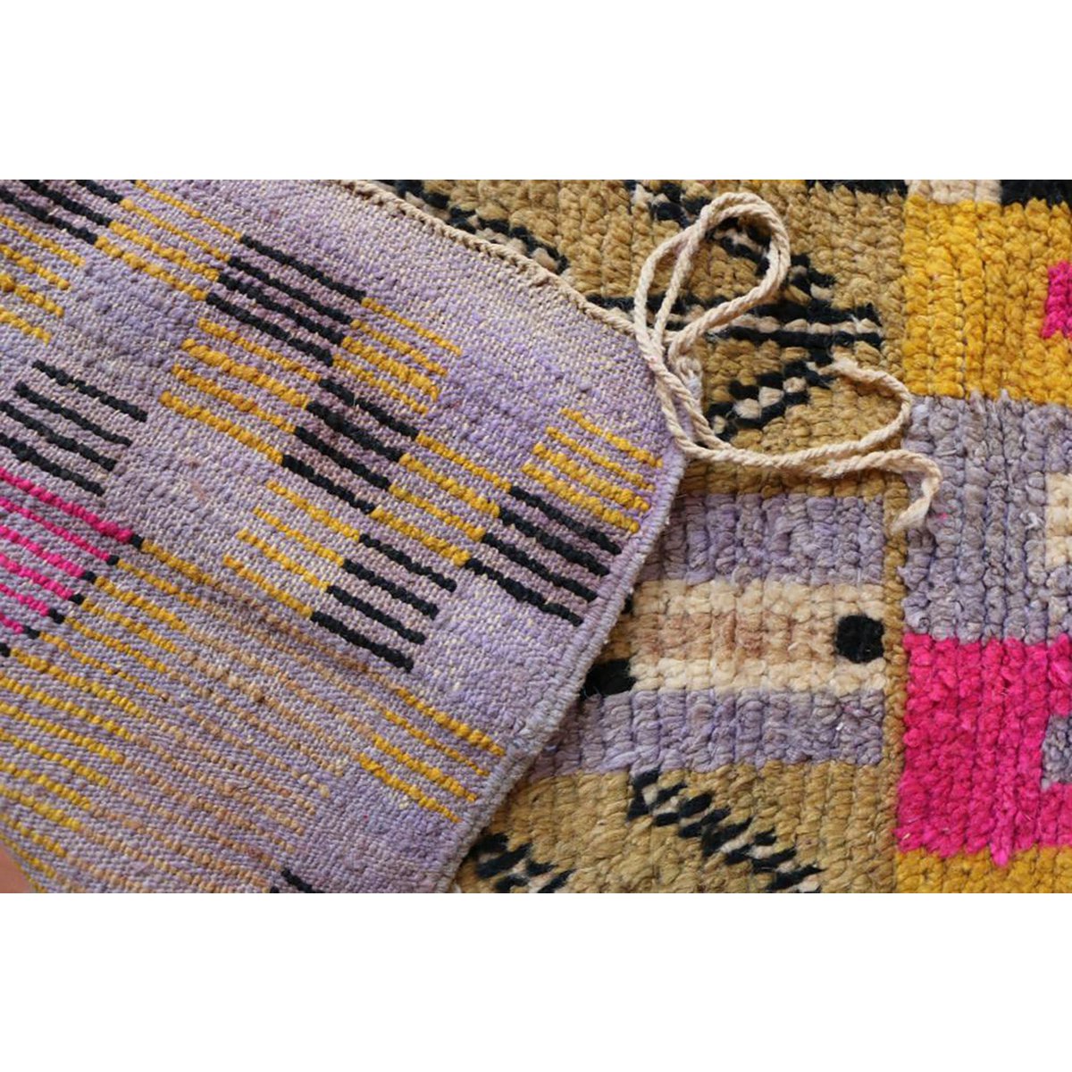 Berber Wolle reiner Spurteppich 72 x 401 cm