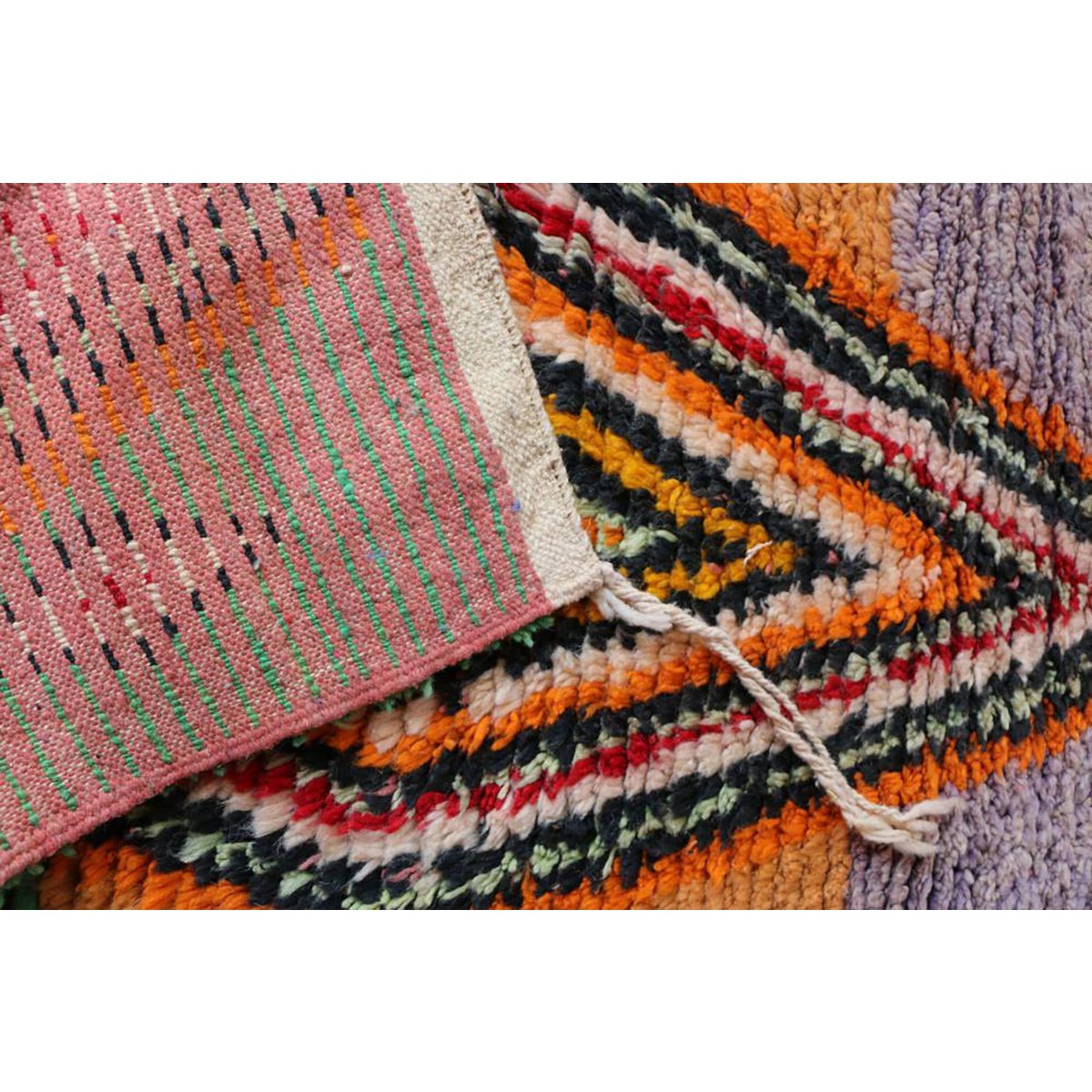 Reiner Korridor Teppich Berberwolle 68 x 498 cm - verkauft