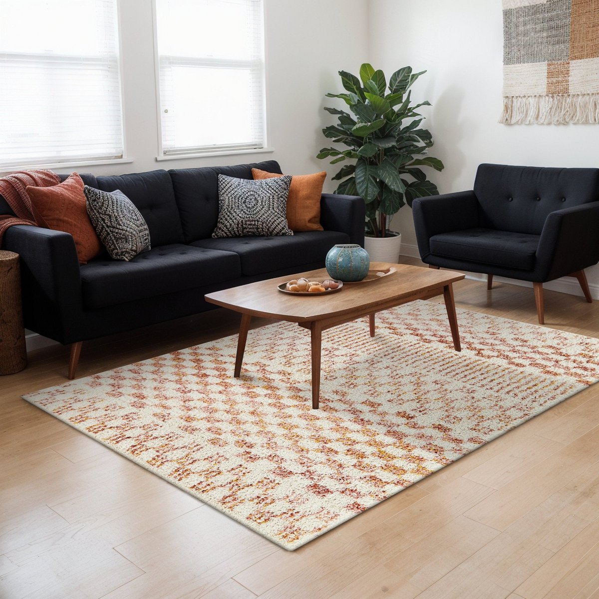 Zottelige Teppiche lange Haare zeitgenössische Boho