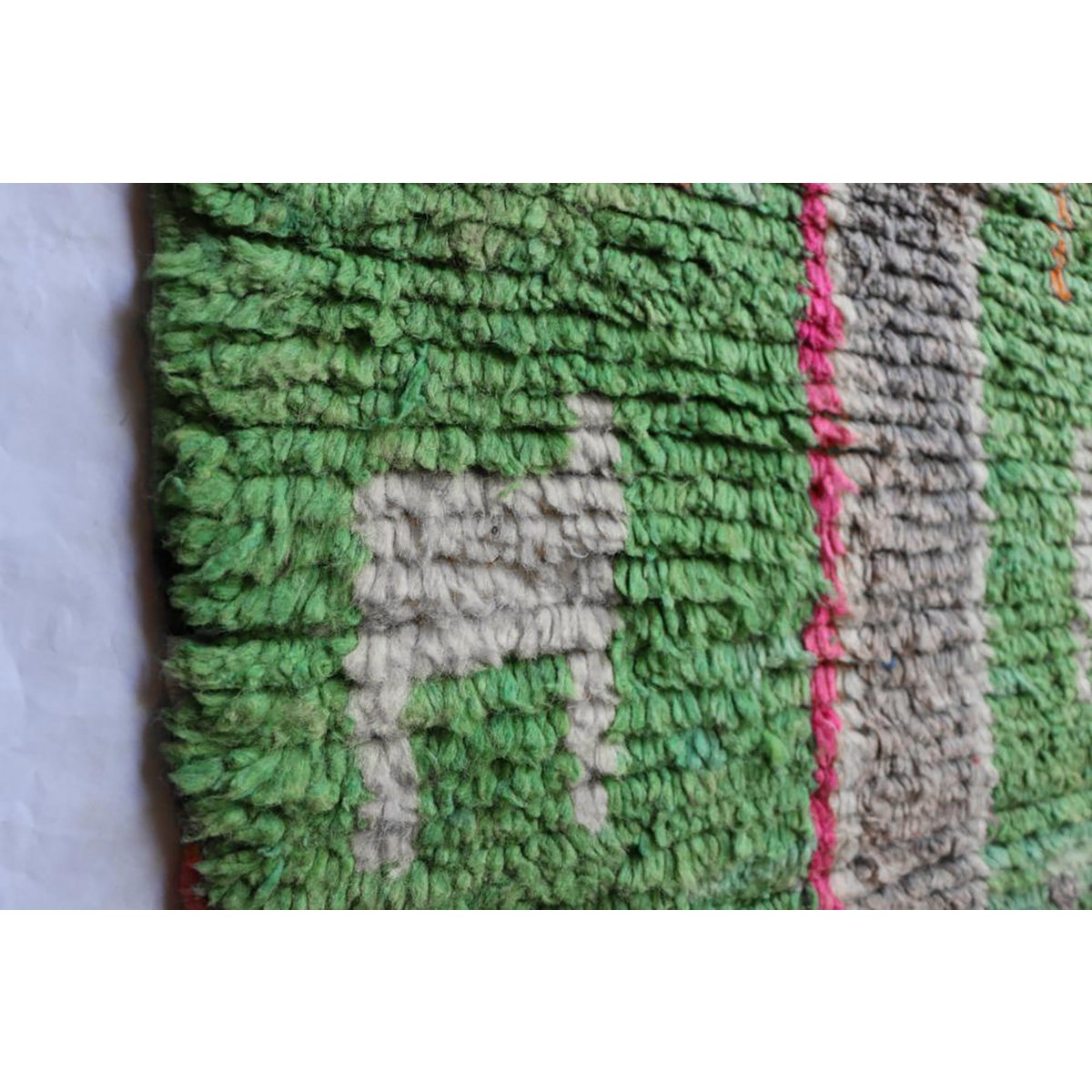 Marokkaner Berberkorridor Teppich reines Woll 67 x 360 cm