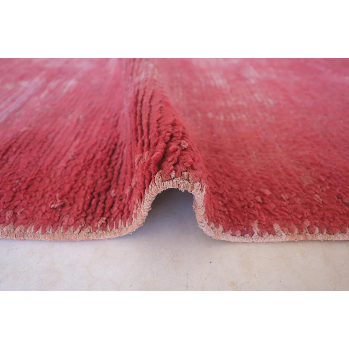 Berber Wolle Teppich in Vintage Boujaad Wolle 75 x 191 cm