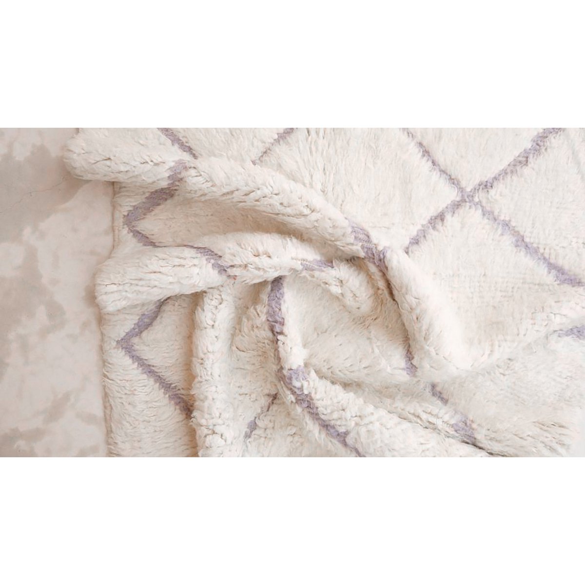 Marokkaner Berber Teppich reine Wolle 119 x 199 cm