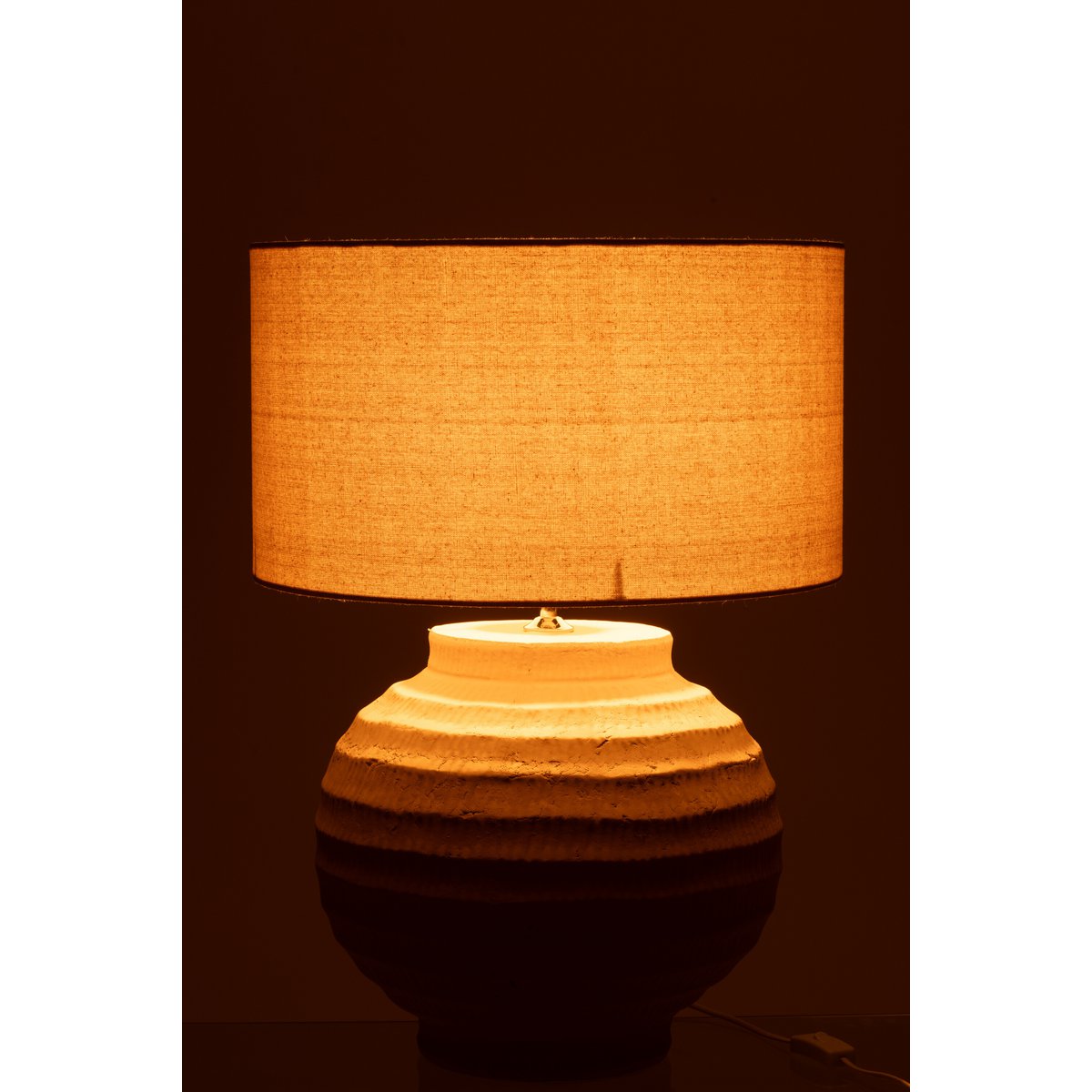 J-Line table lamp terracotta beige