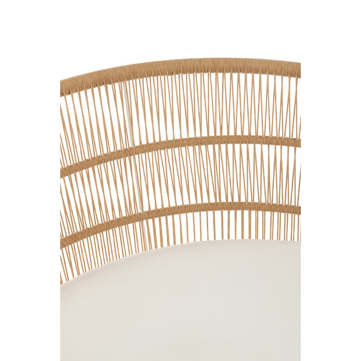 Lounge Sessel Joa Rattanoptik naturweiß für Garten Terrasse Balkon