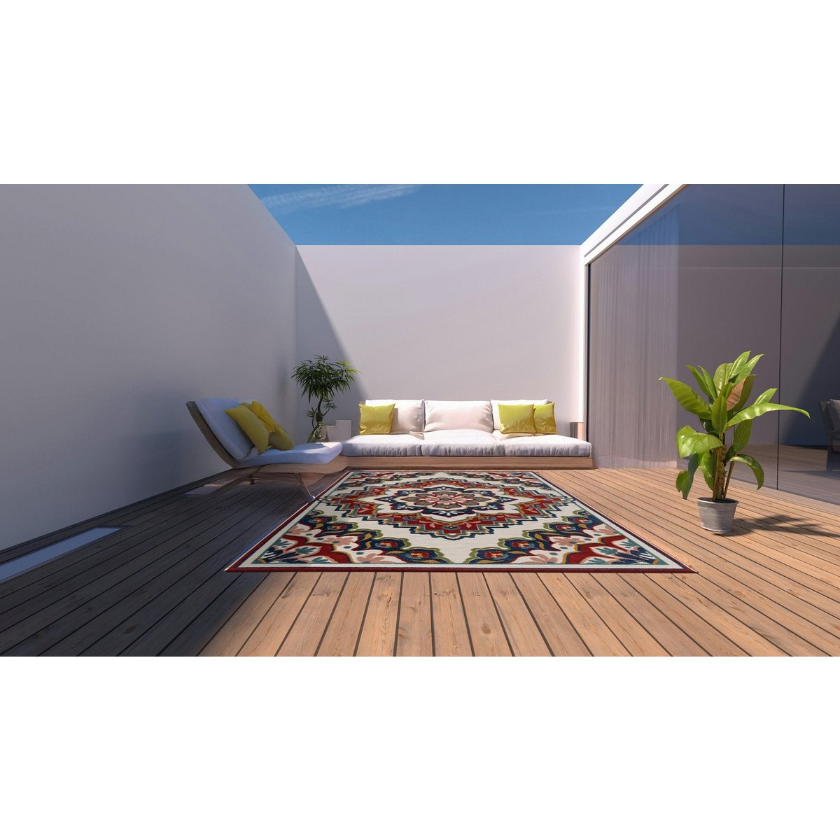 Teppich -Teppichweber und Dahlia -Gericht