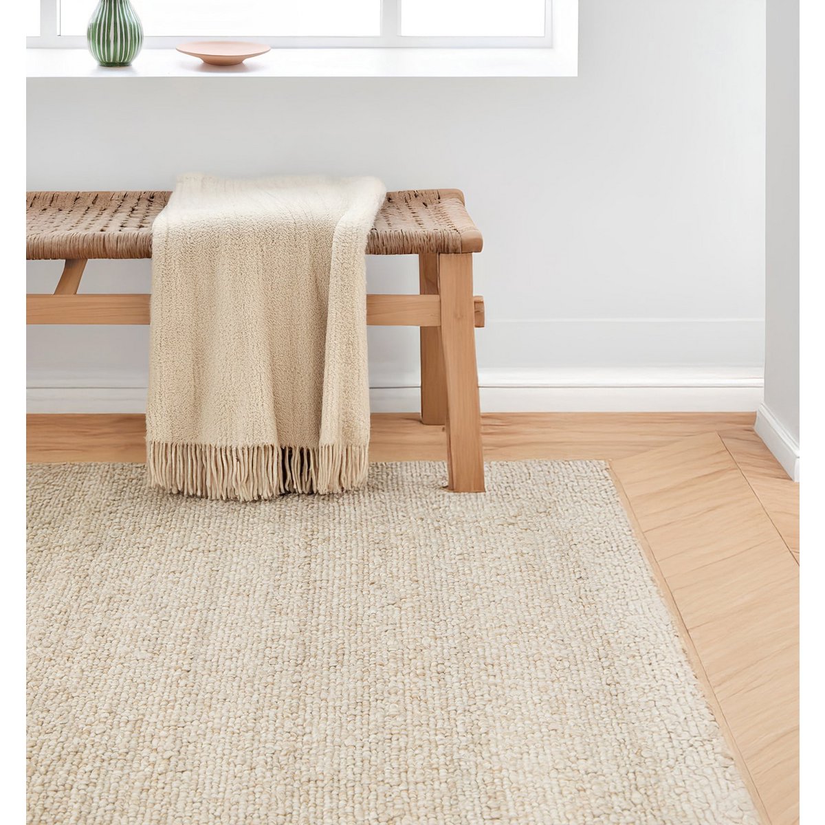 Lockiger Teppichwolleffekt in Cardé Looma Polyester