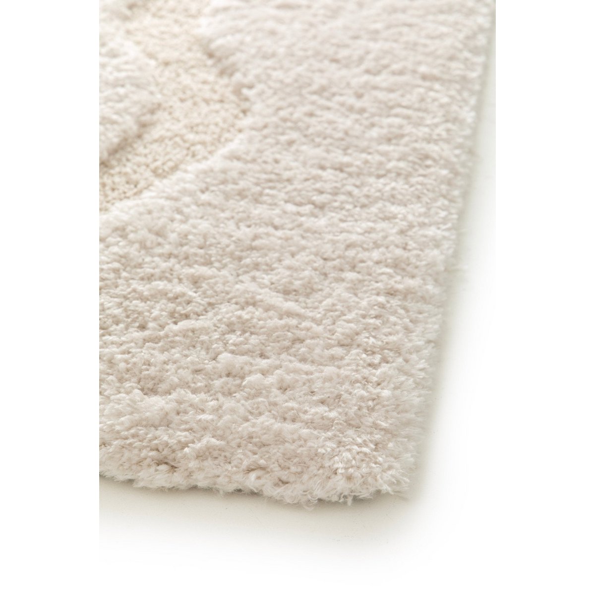 Weicher zotteliger Teppich im recycelten Polyester mit modernem Relief Pemberley