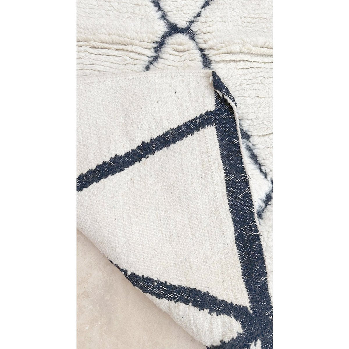 Marokkaner Berber Teppich reines Woll 103 x 167 cm