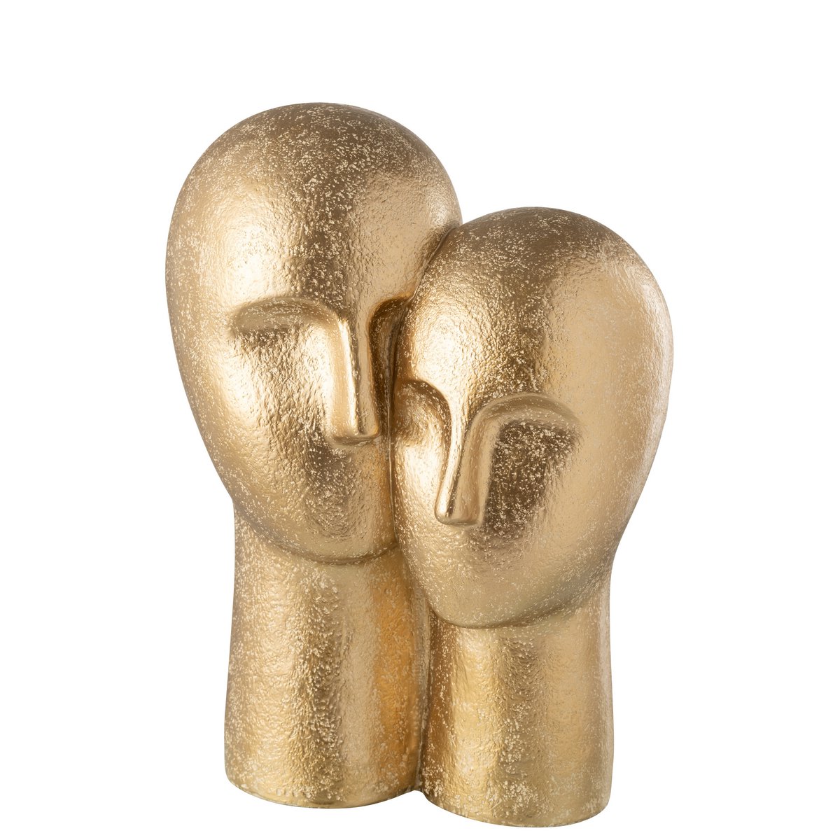 Skulptur Paar Gold Moderne Dekofigur