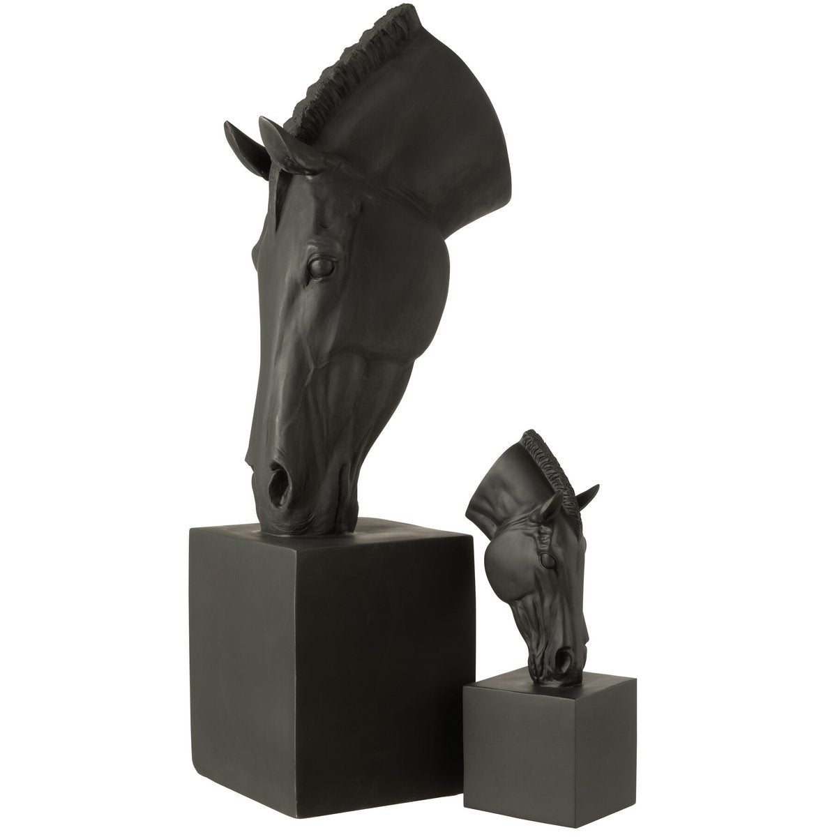 J-line Pferd zu Fuß Magnesiumoxid schwarz groß