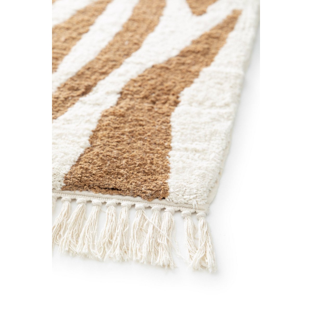 Zebra bedruckte Baumwollteppich -Safari -Kitz