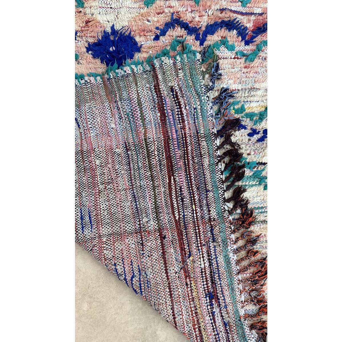 Marokkaans Berber tapijt van zuivere wol 115 x 239 cm