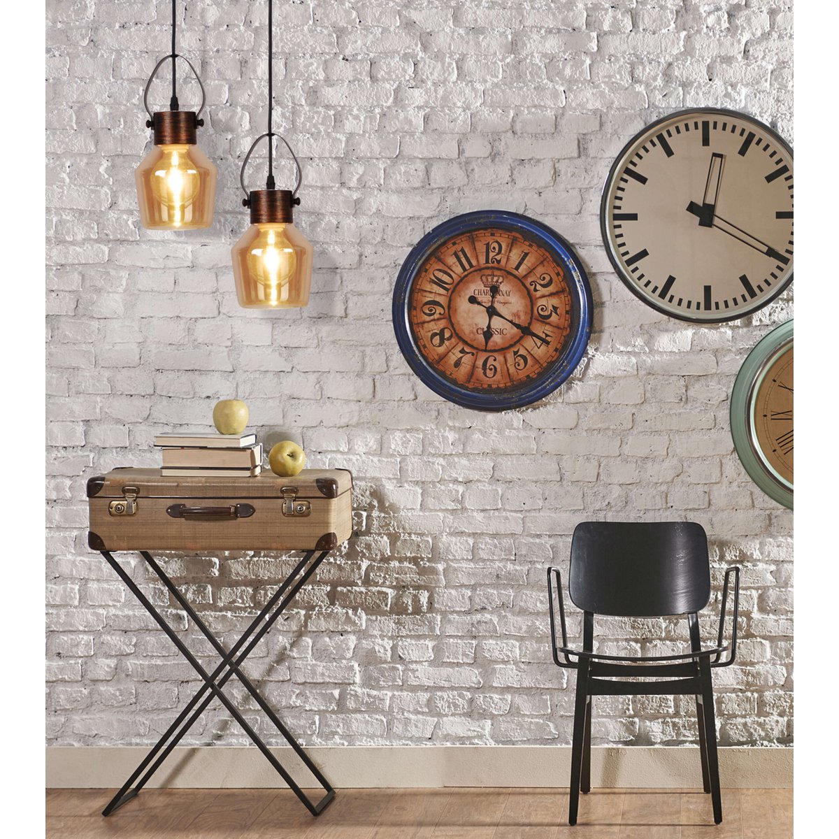 Glas Pendelleuchte "ALEX"