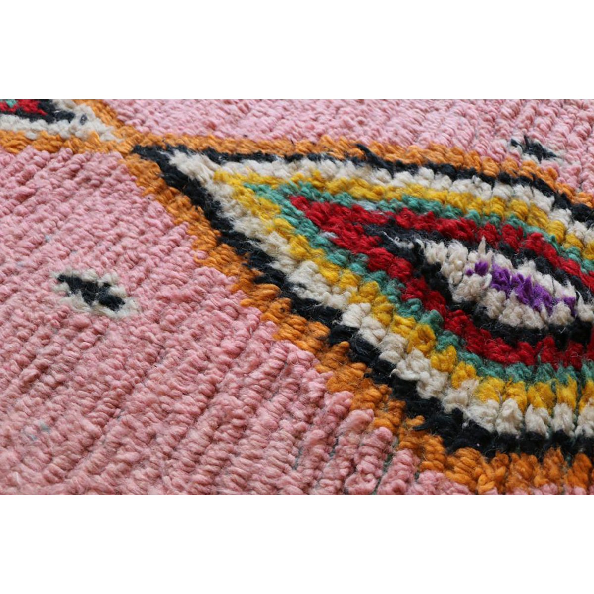 Berber Wolle reiner Spurteppich 74 x 380 cm