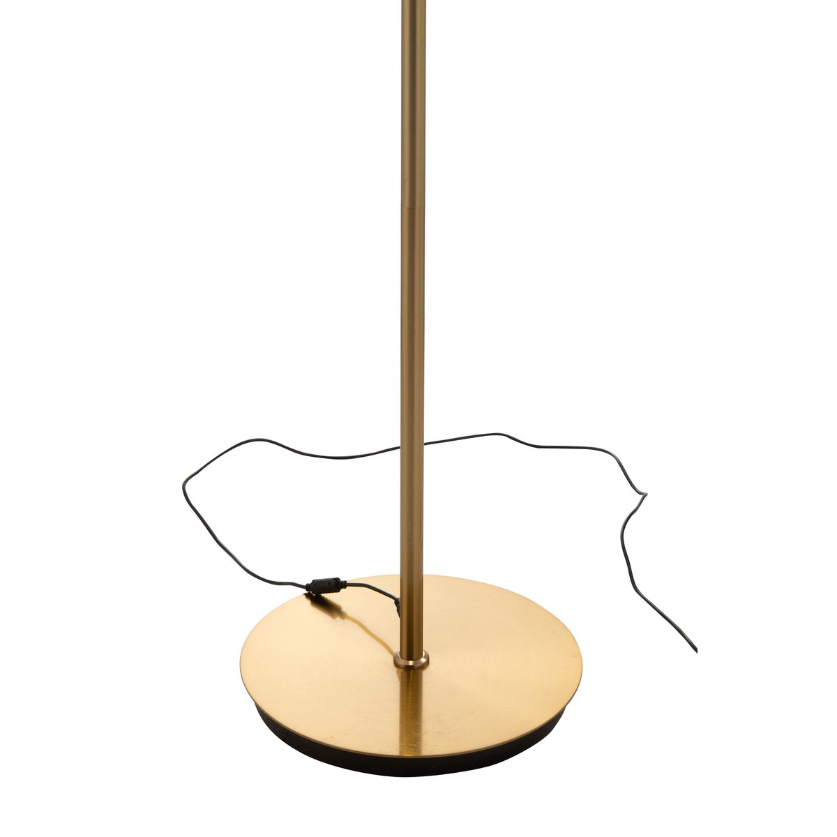 J-Line floor lamp – glass – brown – LED lights