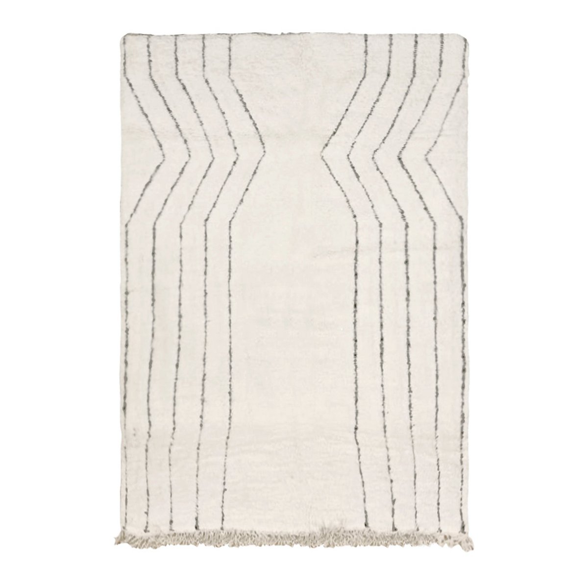 Authentischer Berberteppich aus Khémisset-Wolle 200 x 300 cm