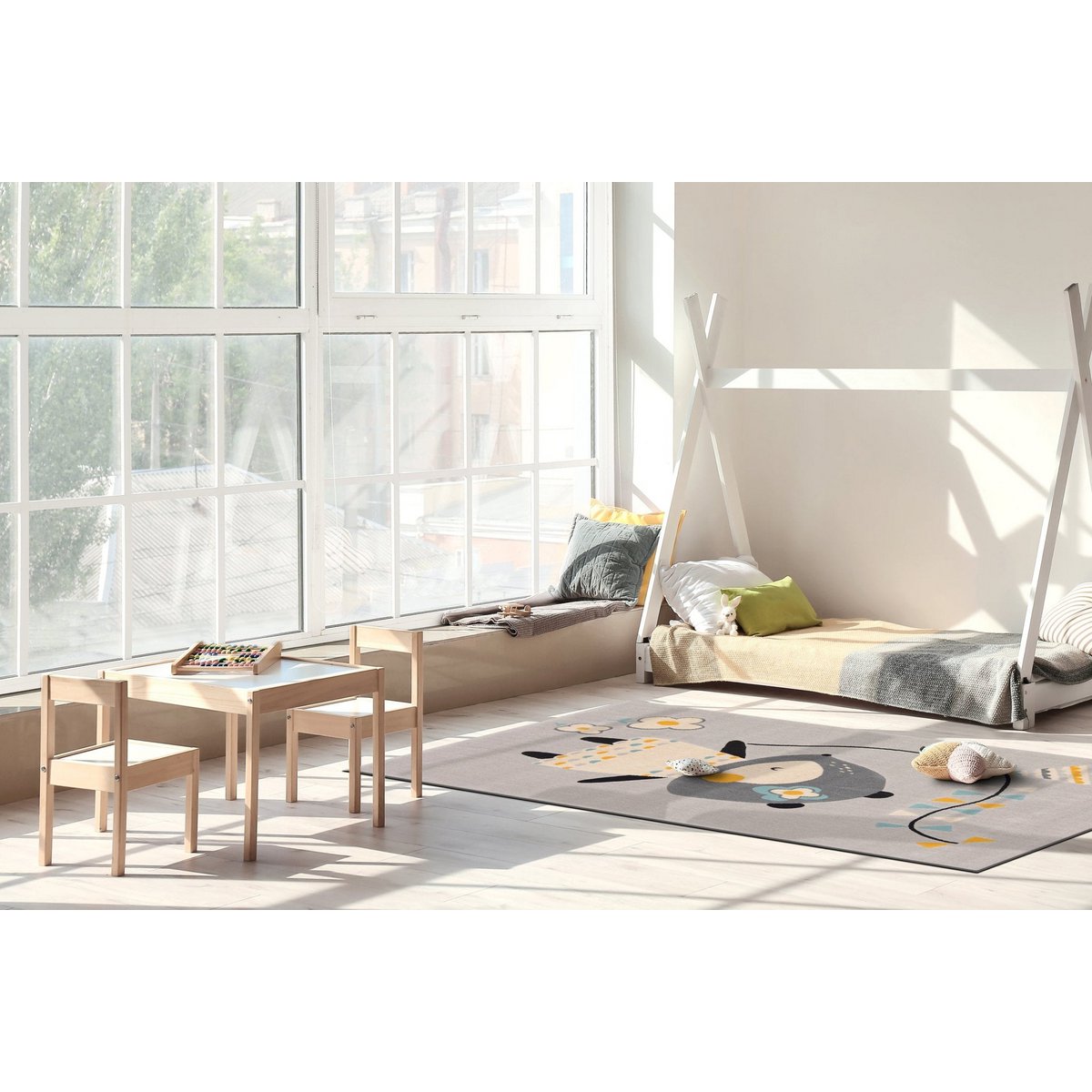 Weicher und antistatischer Kinderteppichjolly