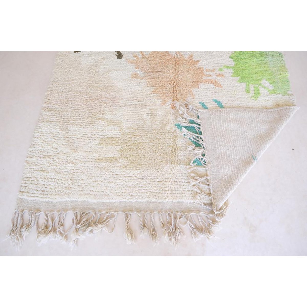 Marokkanischer Berber Teppich reine Wolle 196 x 262 cm