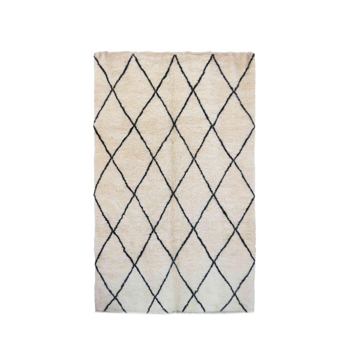 Marokkanischer Berberteppich aus reiner Wolle, 200 x 300 cm