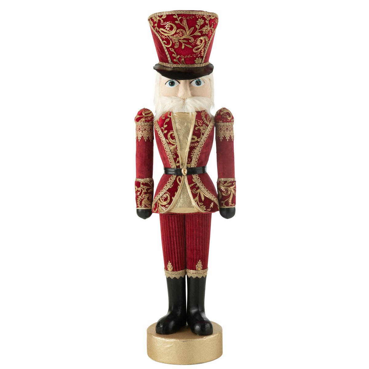 XXL Nussknacker Figur Rot Gold – 148 cm