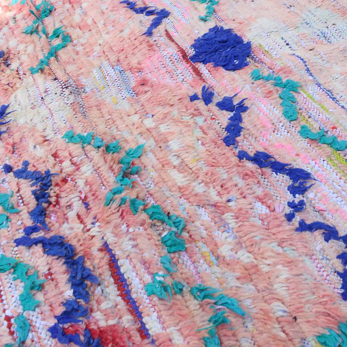 Marokkaans Berber tapijt van zuivere wol 115 x 239 cm