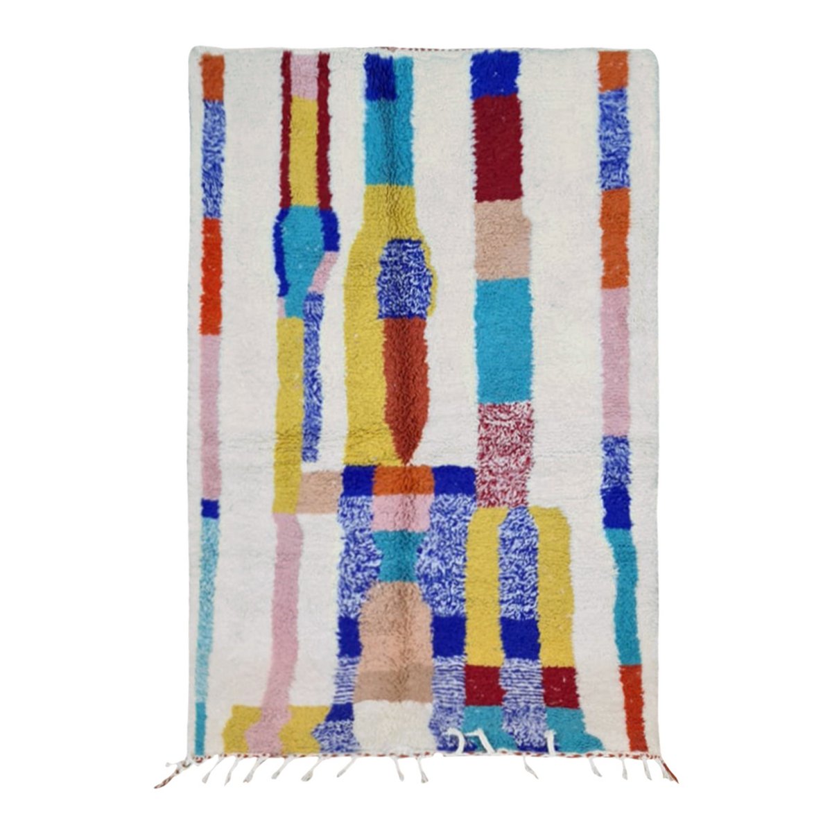 Authentischer Berberteppich aus reiner Wolle, 165 x 260 cm