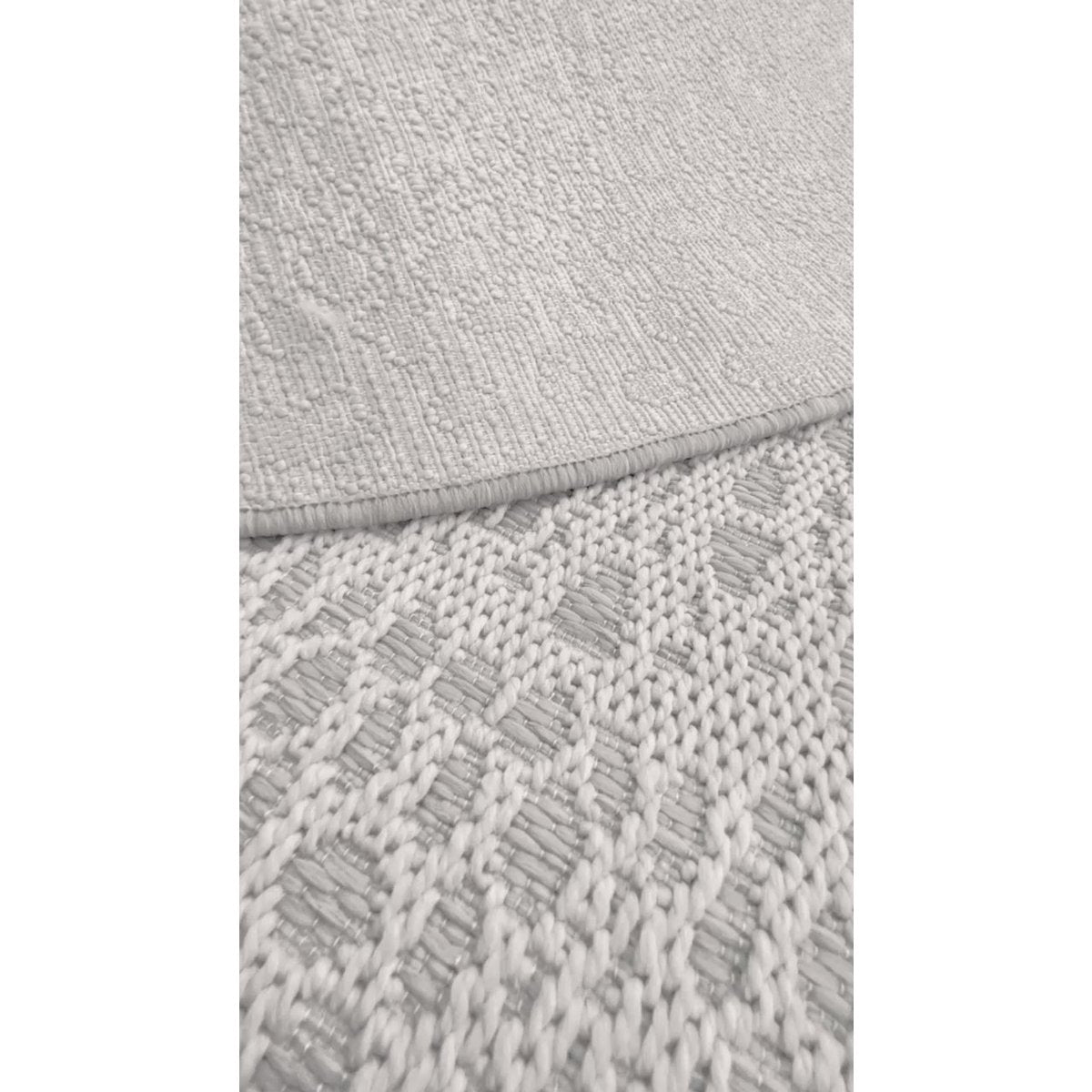 Gehäkelter runder dekorativer Teppich