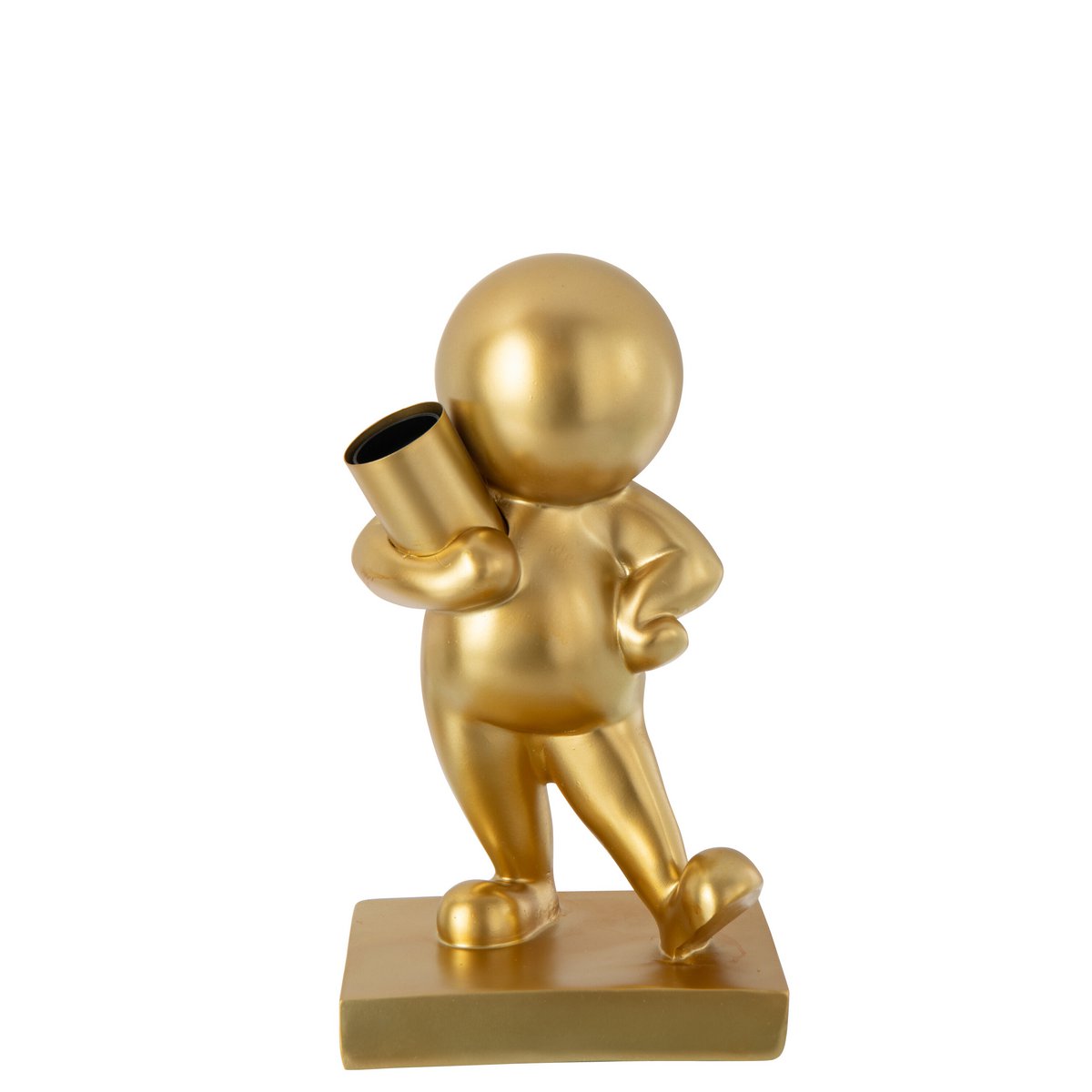 J-Line Tischlampe Marcel Lime Golden