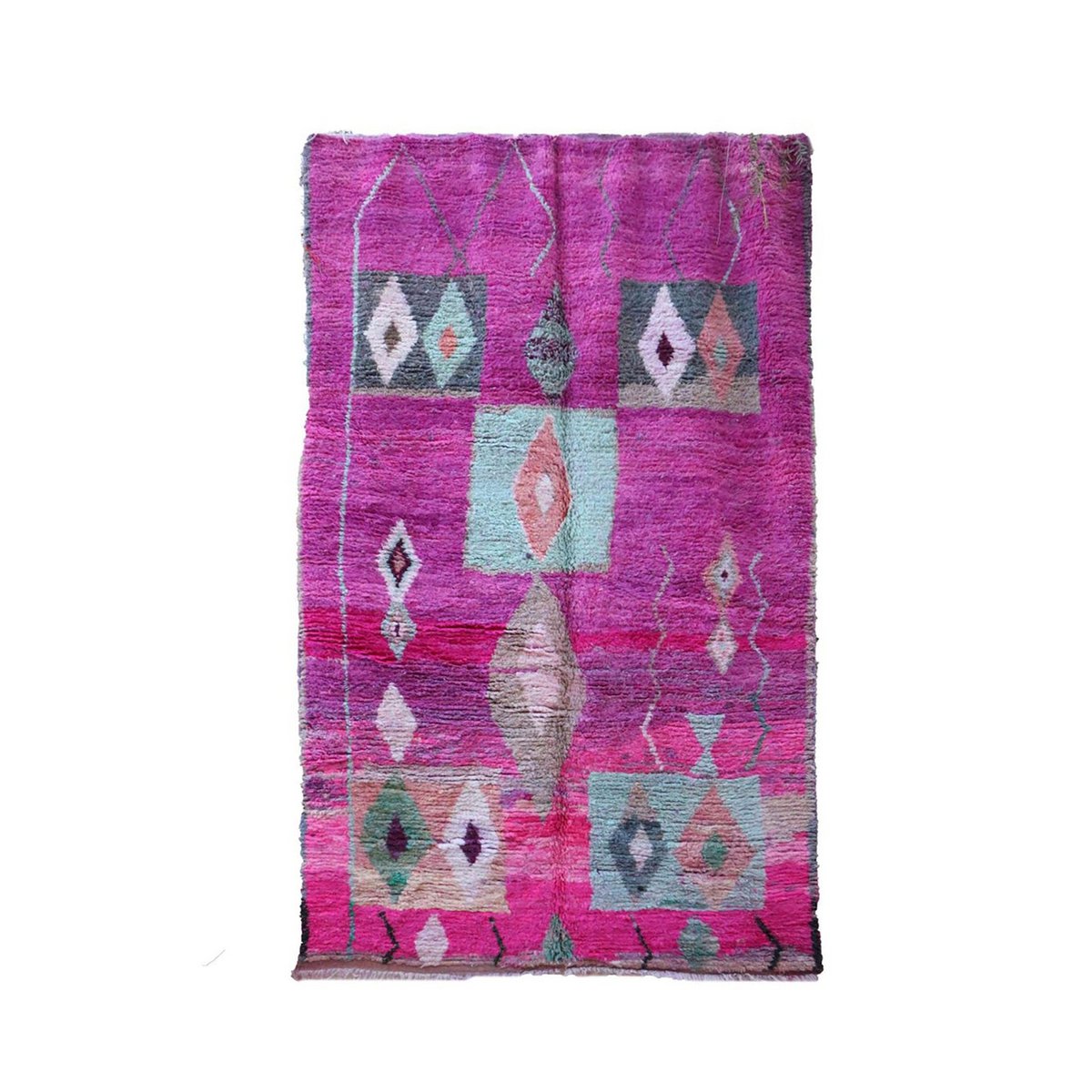 Marokkaner Berber Teppich reines Woll 164 x 306 cm