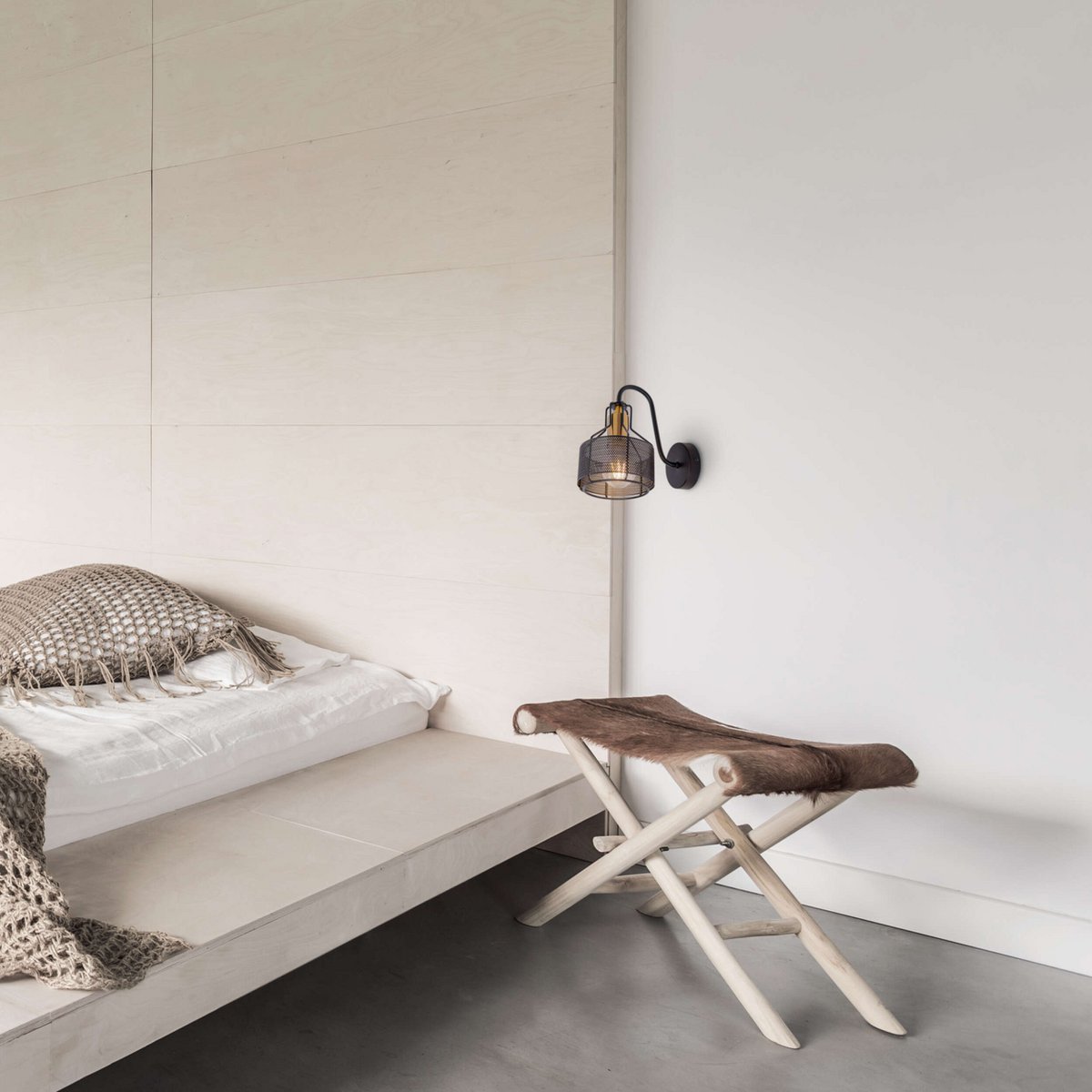 1er Wandleuchte Spot "FORO" aus Metall in Schwarz, mit E27-Fassung, ca. 22 x 13,5 x 23 cm. Stilvolle Beleuchtung für Wohnzimmer, Esszimmer oder Küche.