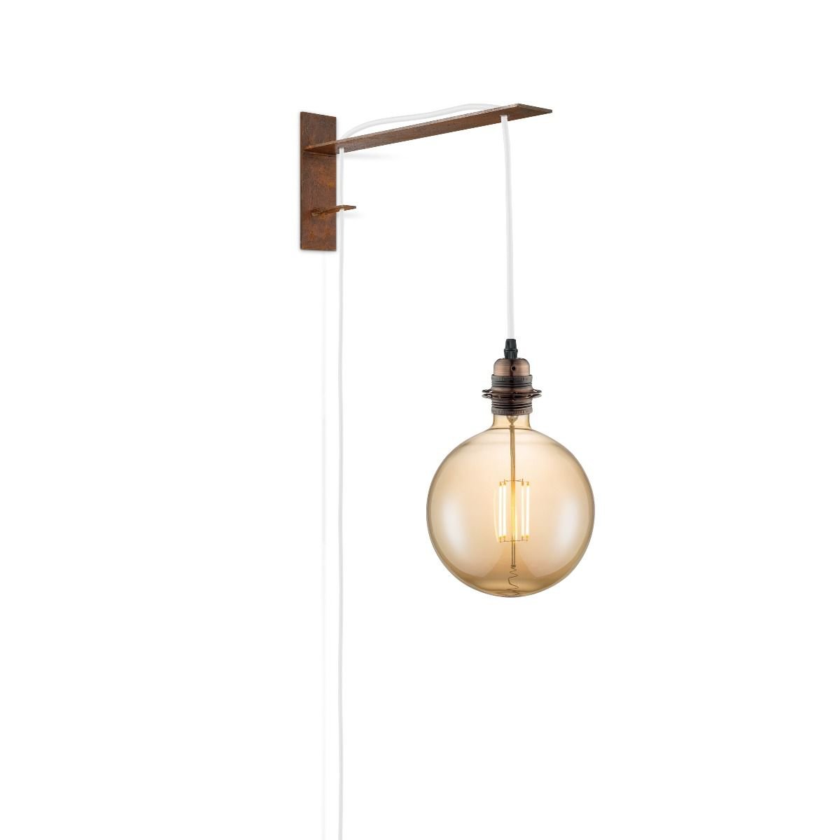 Wandhaken Winkel Rusty | 31/5/15cm | Rost | Metall