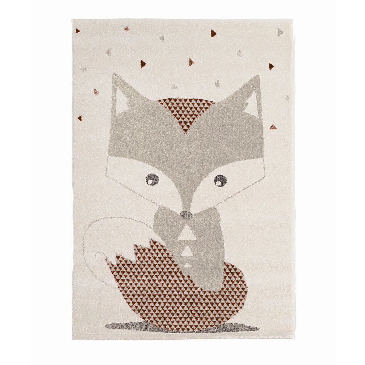 Weicher Kinderteppich im FOX-Design