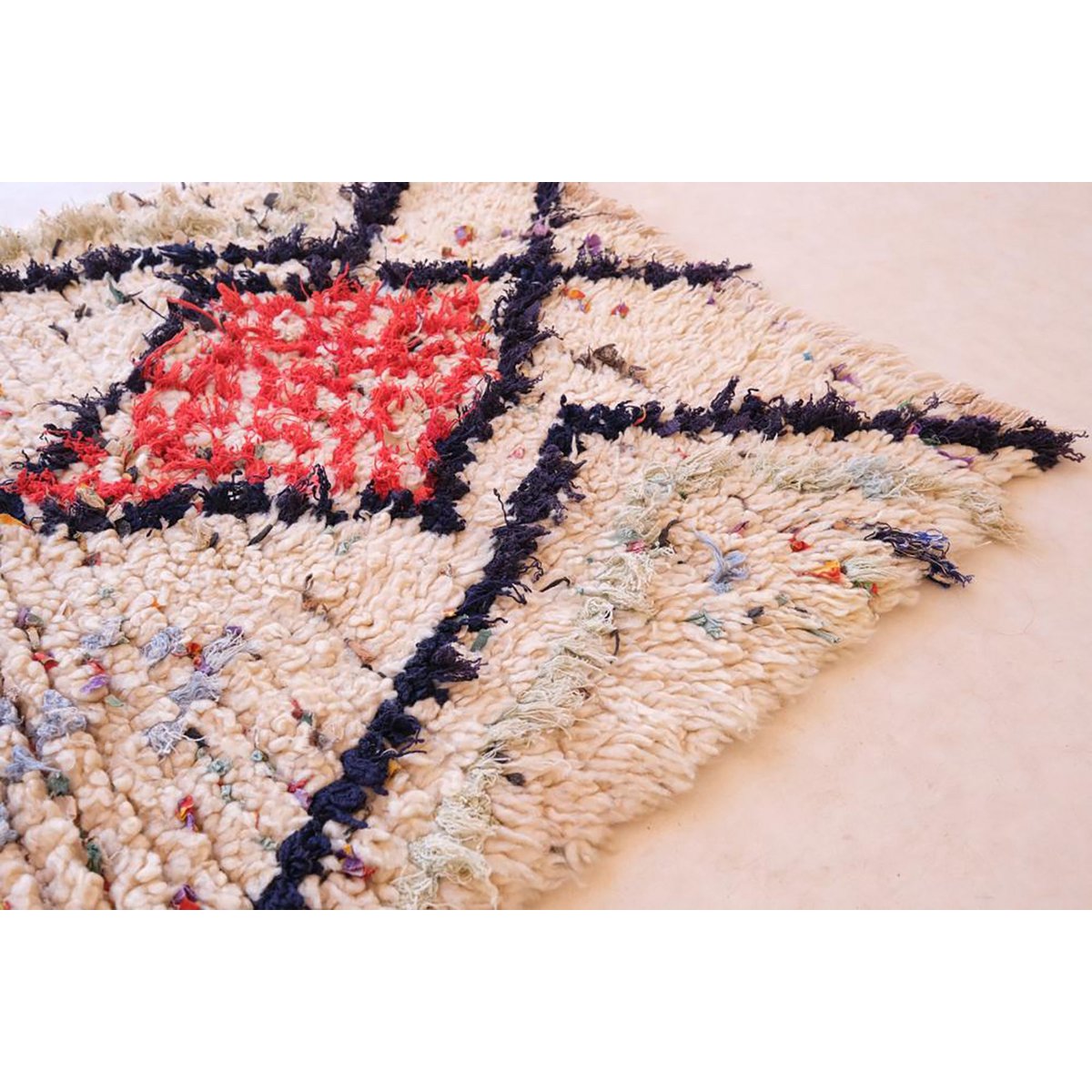 Marokkanischer Berber Teppich reine Wolle 85 x 172 cm