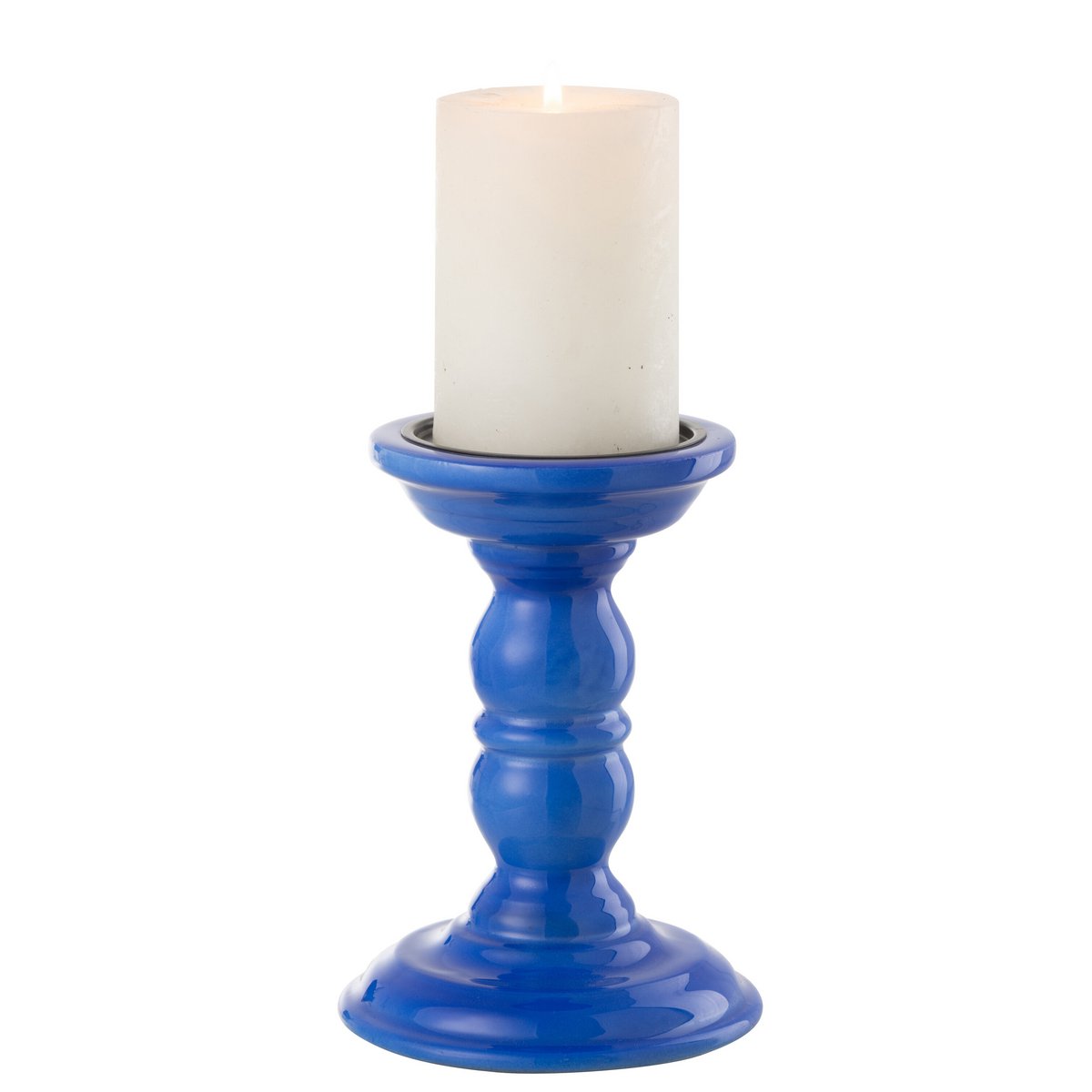 J-Line Candlestick Halter Mangohout Blau