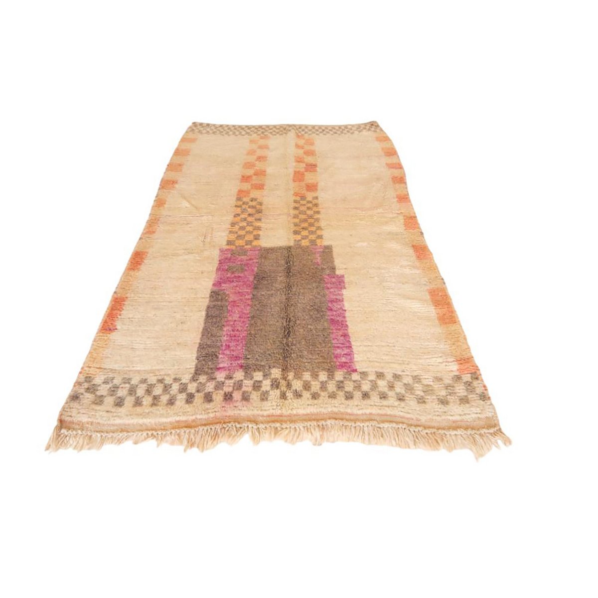 Marokkaans Berber tapijt van zuivere wol 147 x 223 cm