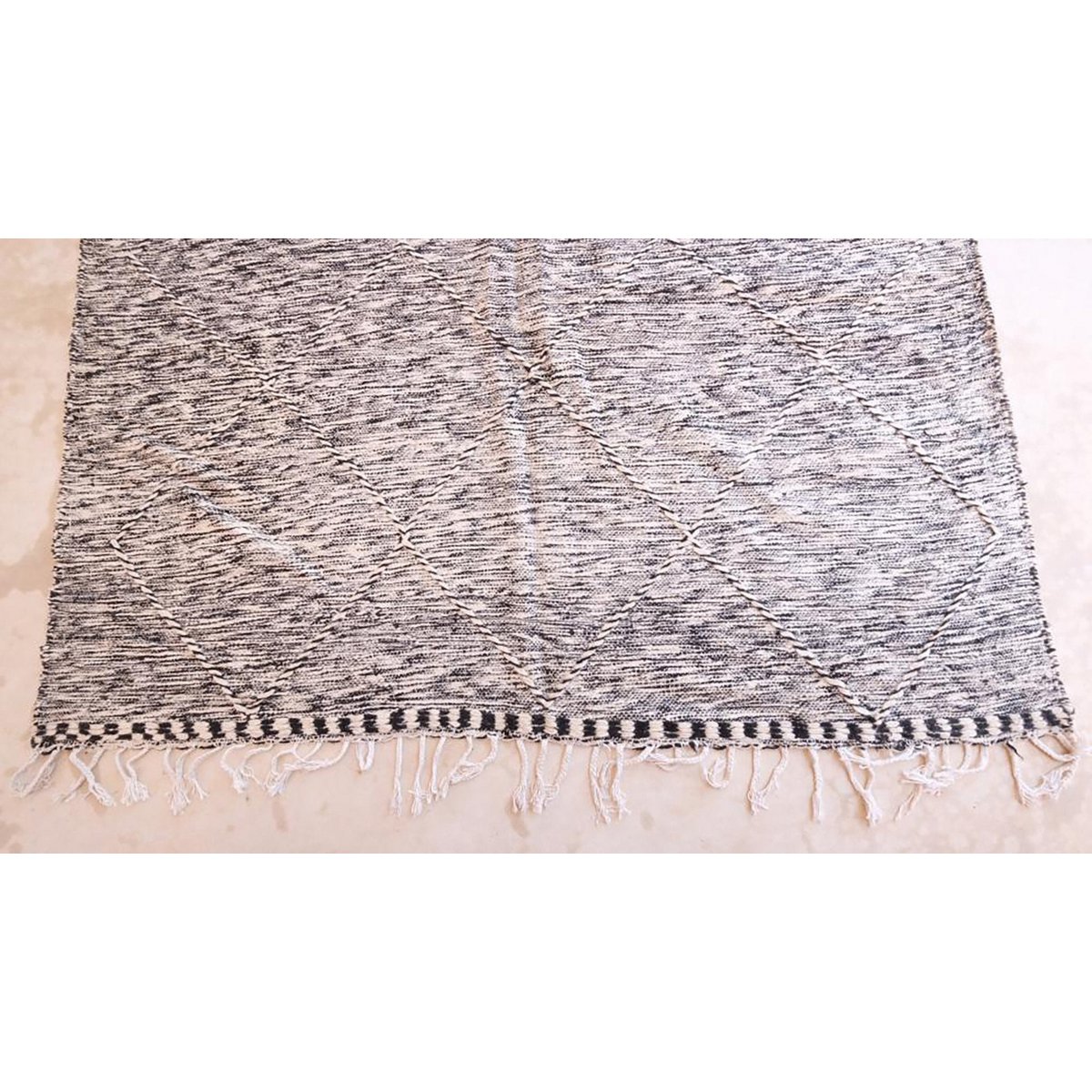 Marokkaner Berber Kilim Teppich reines Woll 206 x 338 cm