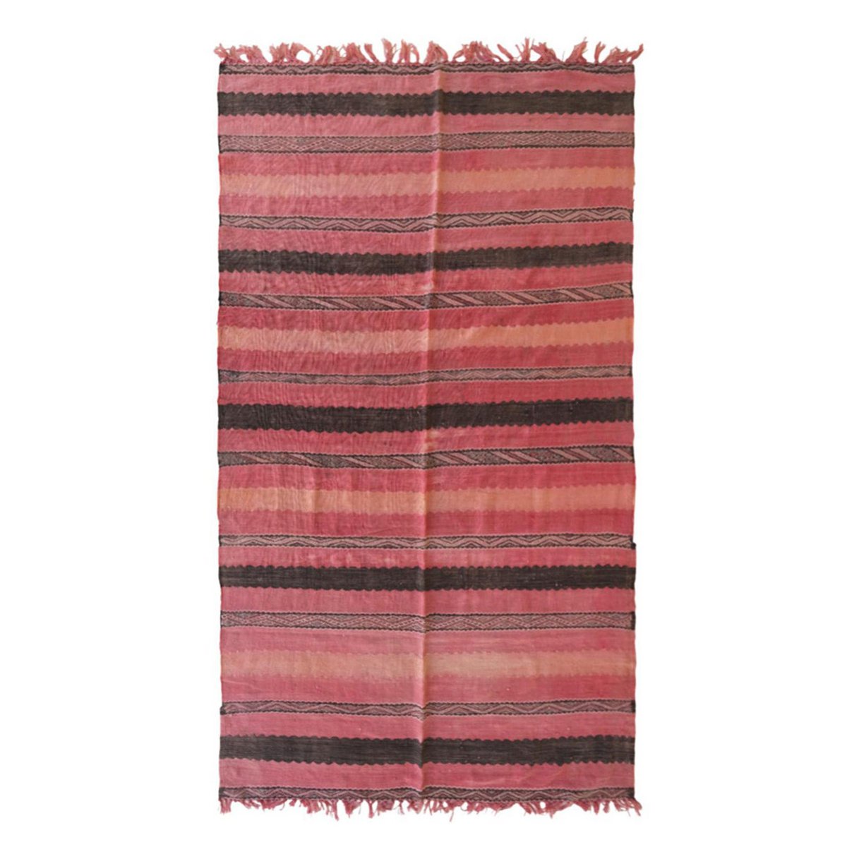 Marokkaner Berber Kilim reiner Wolle 144 x 253 cm Teppich
