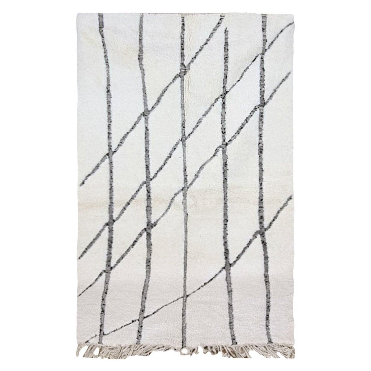 Berberteppich Beni Ouarain reine Wolle 160 x 255 cm