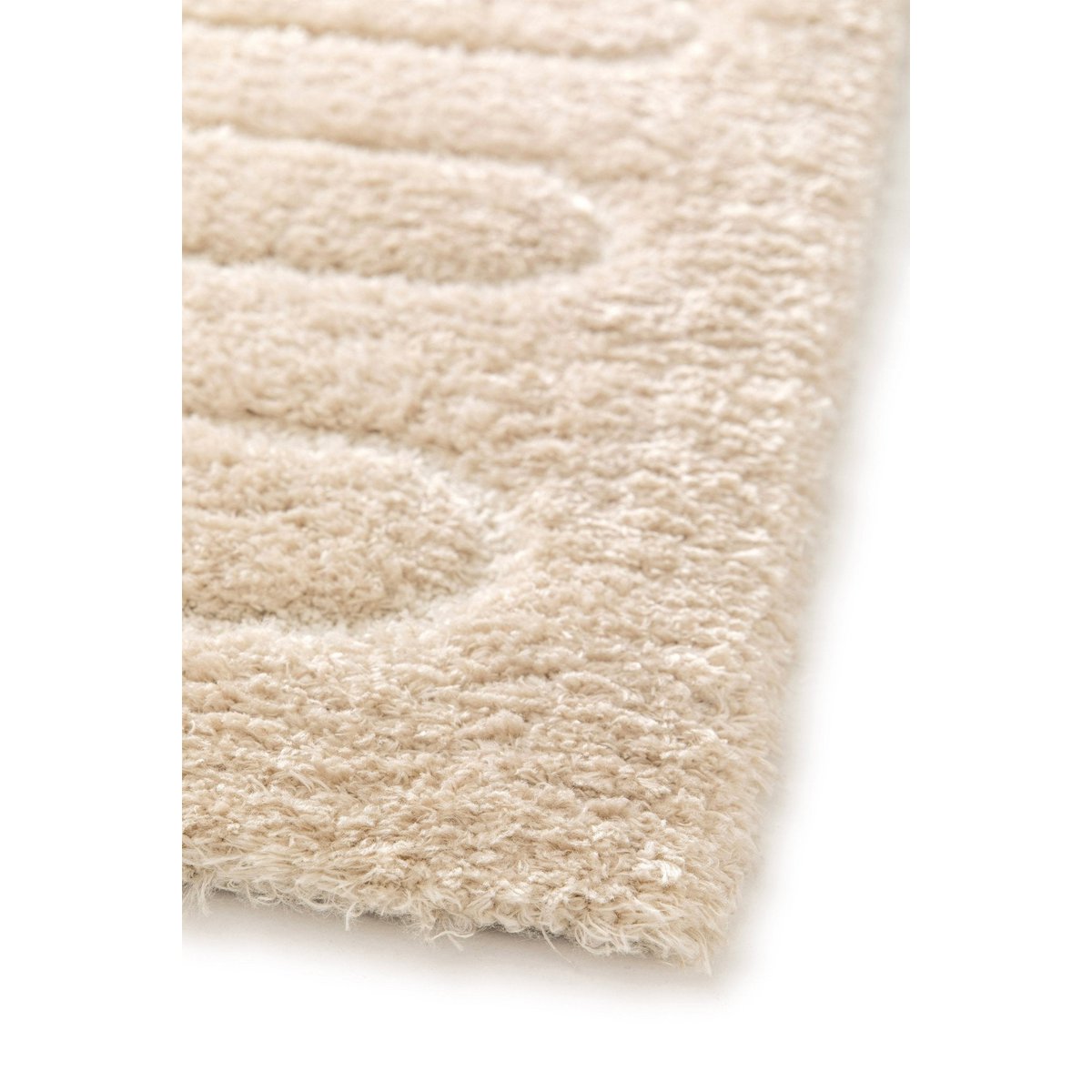 Recycelter Polyester -Reliefteppich mit raffiniertem Eolya -Design