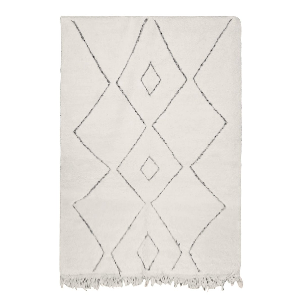 Authentischer Berberteppich aus Kenitra-Wolle 200 x 280 cm